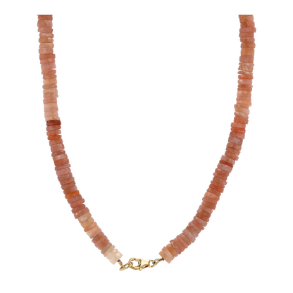 Costume Moonstone Beaded Necklace