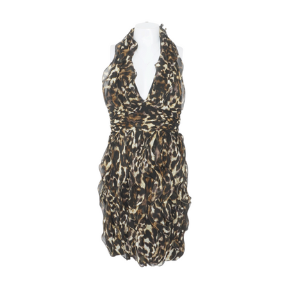 Black Animal Print Mini Dress