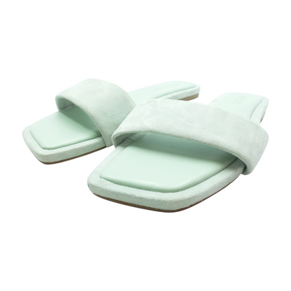 Green Flat Sandals