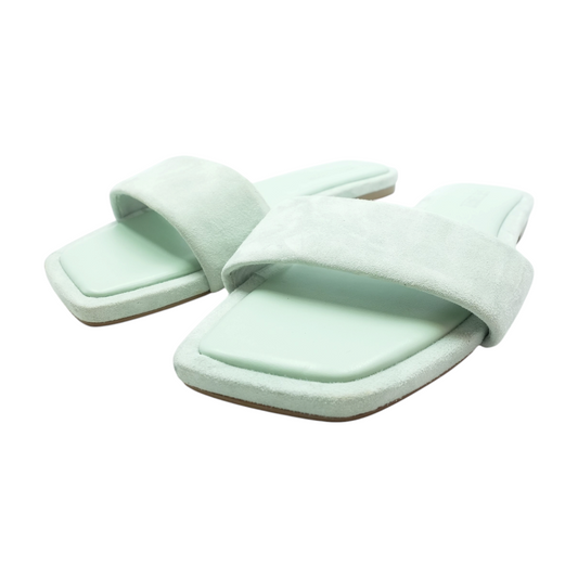 Green Flat Sandals
