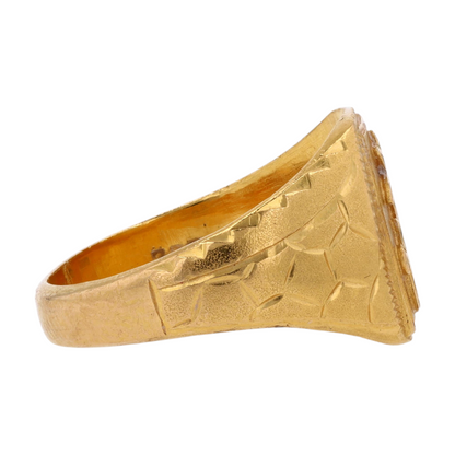 22K Yellow Gold Fashion Ring