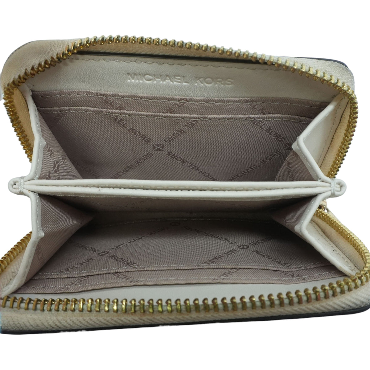 White Compact Wallet
