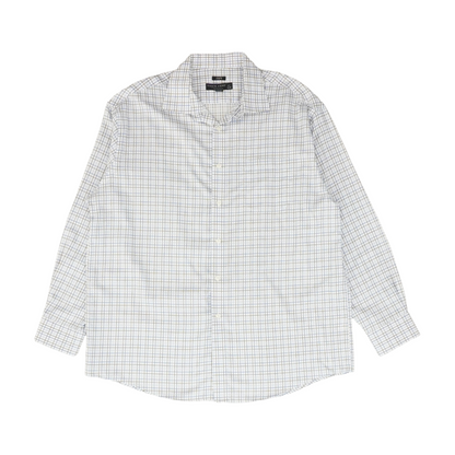 Blue Check Long Sleeve Button Down
