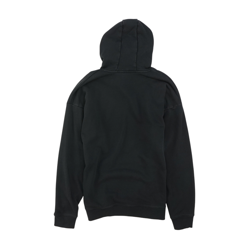 Black Solid Hoodie Pullover