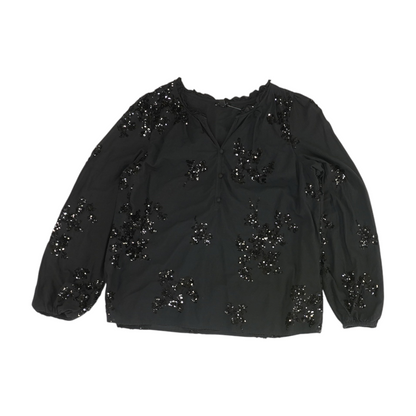 Black Print Blouse