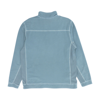 Gray Solid 1/4 Zip Pullover
