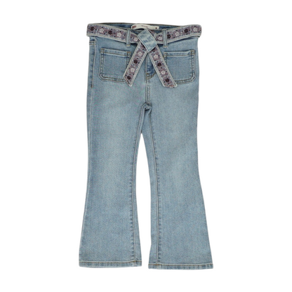 Blue Solid Jeans