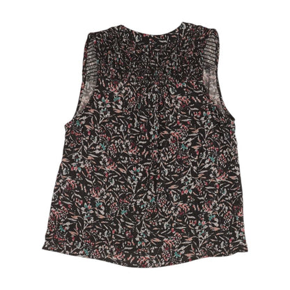 Multi Graphic Sleeveless Blouse