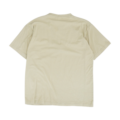 Beige Solid T-Shirt