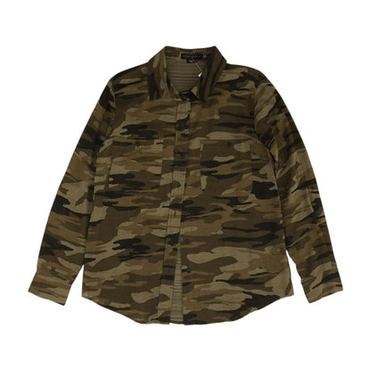 Green Camo Button Down