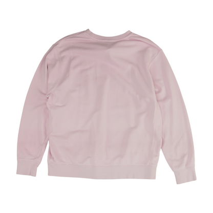 Pink Solid Sweatshirt Pullover