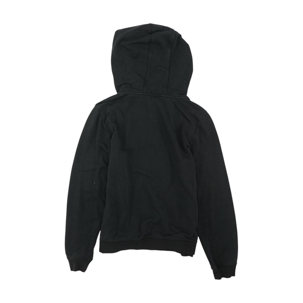 Black Solid Hoodie Pullover