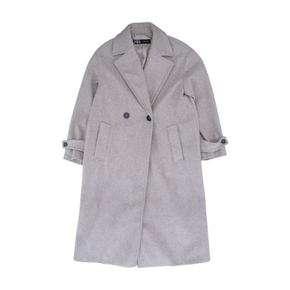 Beige Solid Coat