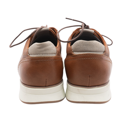 Brown Lace-Up Dress Shoes
