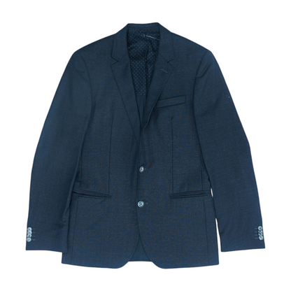 Charcoal Long Solid Blazer