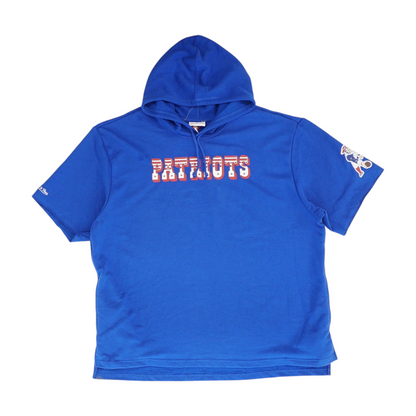 Blue New England Patriots Solid Hoodie Pullover