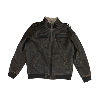 Brown Solid Jacket
