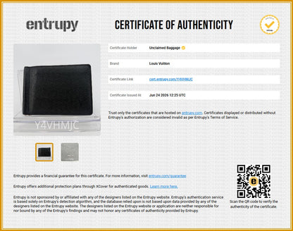 Portefeuille Pince Wallet in Black Taiga Leather