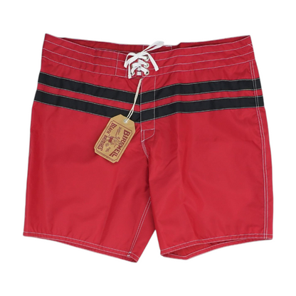 Red Striped Swim Bottom