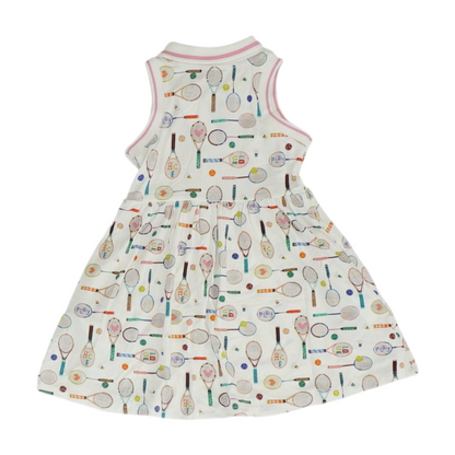 White Graphic Dress