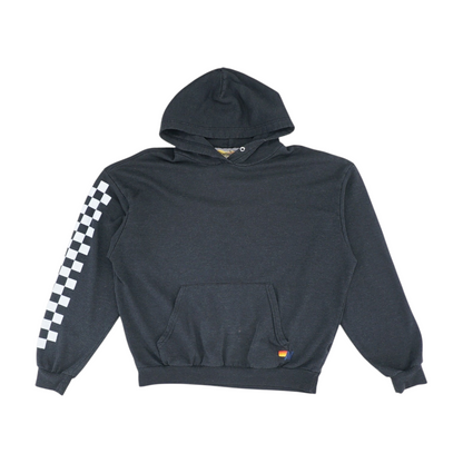 Charcoal Solid Hoodie Pullover