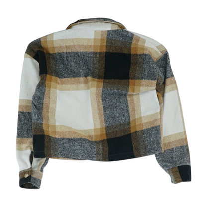 Beige Plaid Jacket