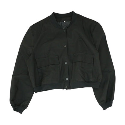 Black Solid Lightweight Jacket