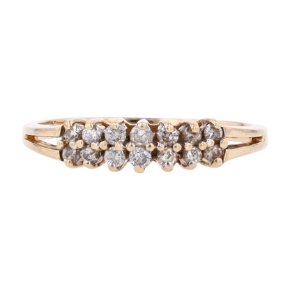 1/8 ctw 14K Yellow Gold Diamond Band Ring