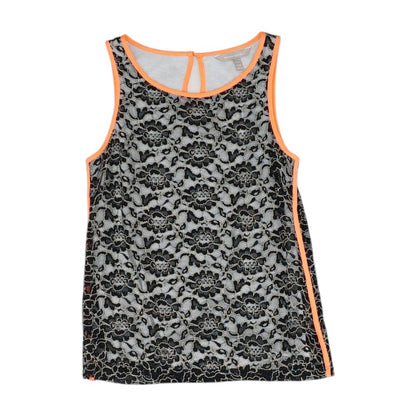 Black Solid Sleeveless Blouse