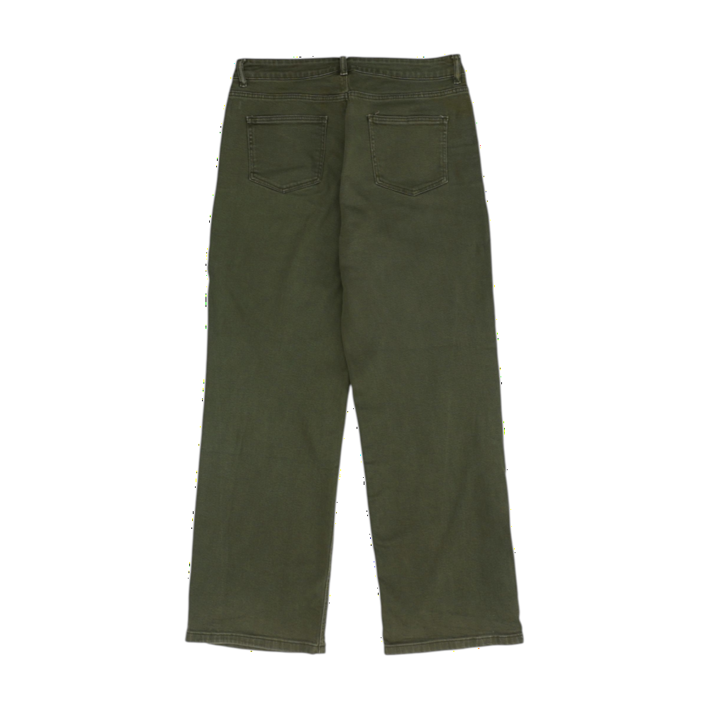 Green Straight Jeans