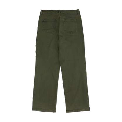 Green Straight Jeans