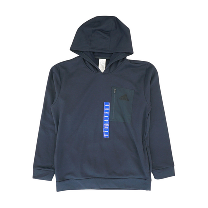 Navy Solid Hoodie Pullover