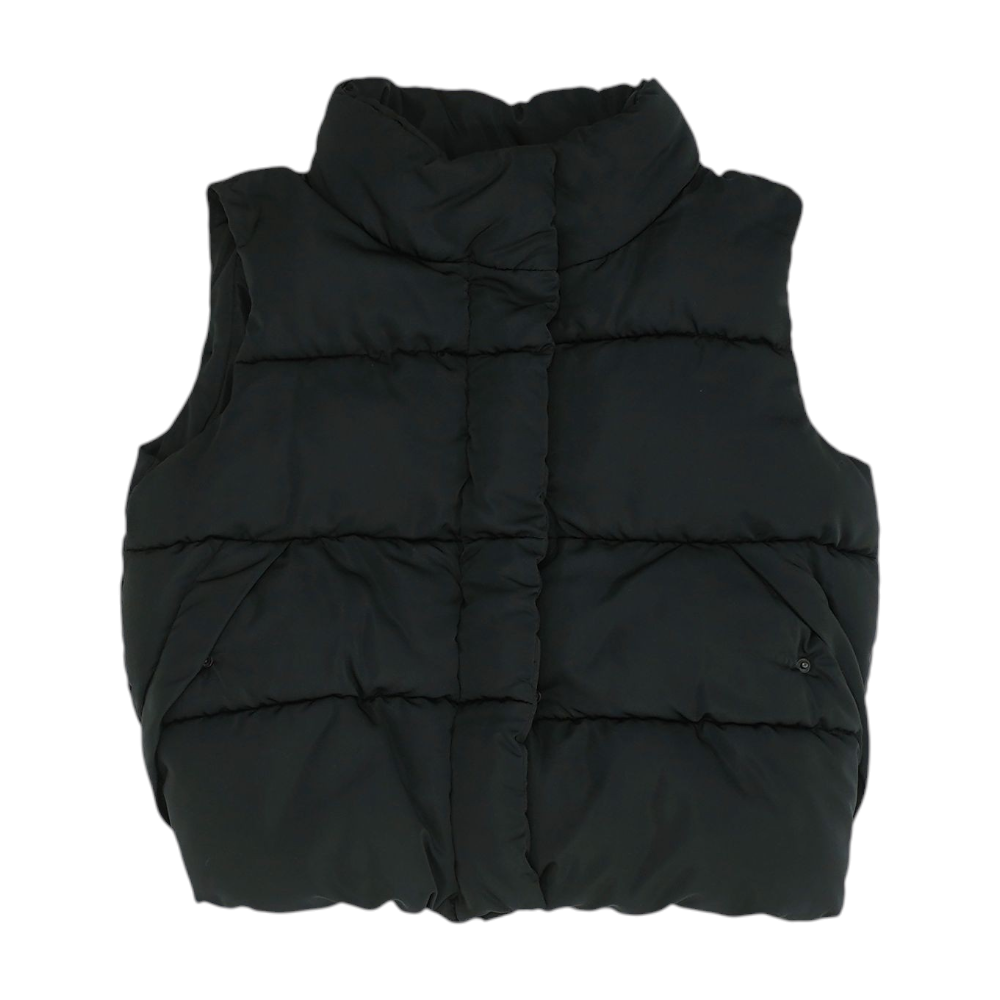 Black Solid Vest