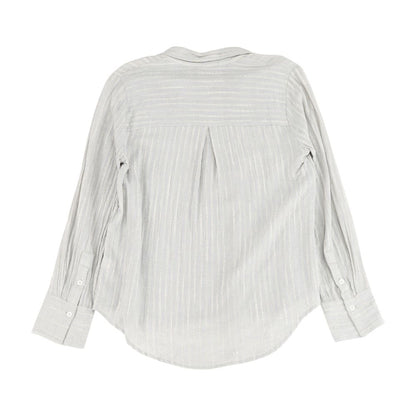 Gray Striped Button Down