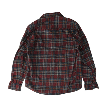 Red Plaid Flannel Button Down
