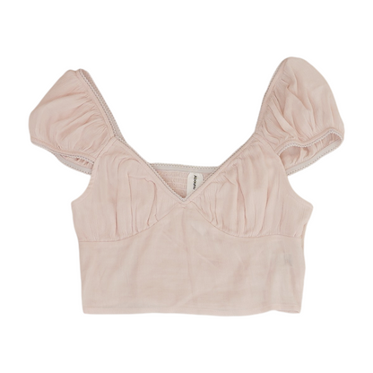Pink Cropped Blouse