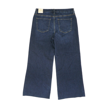 Navy Wide Leg Jeans