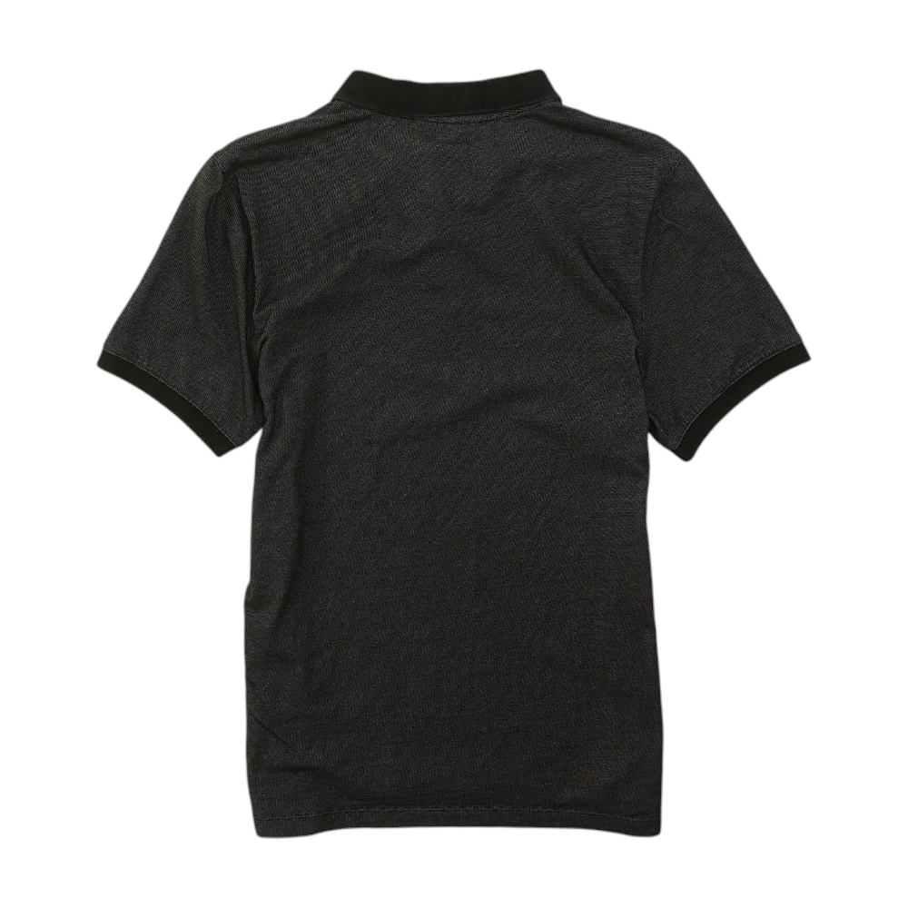 Black Polka Dot Short Sleeve Polo