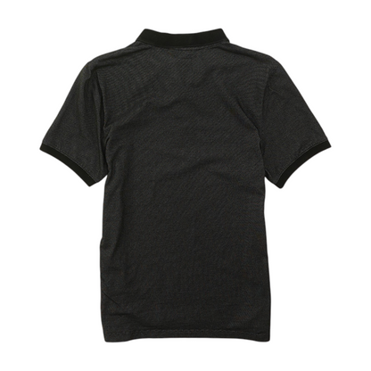 Black Polka Dot Short Sleeve Polo