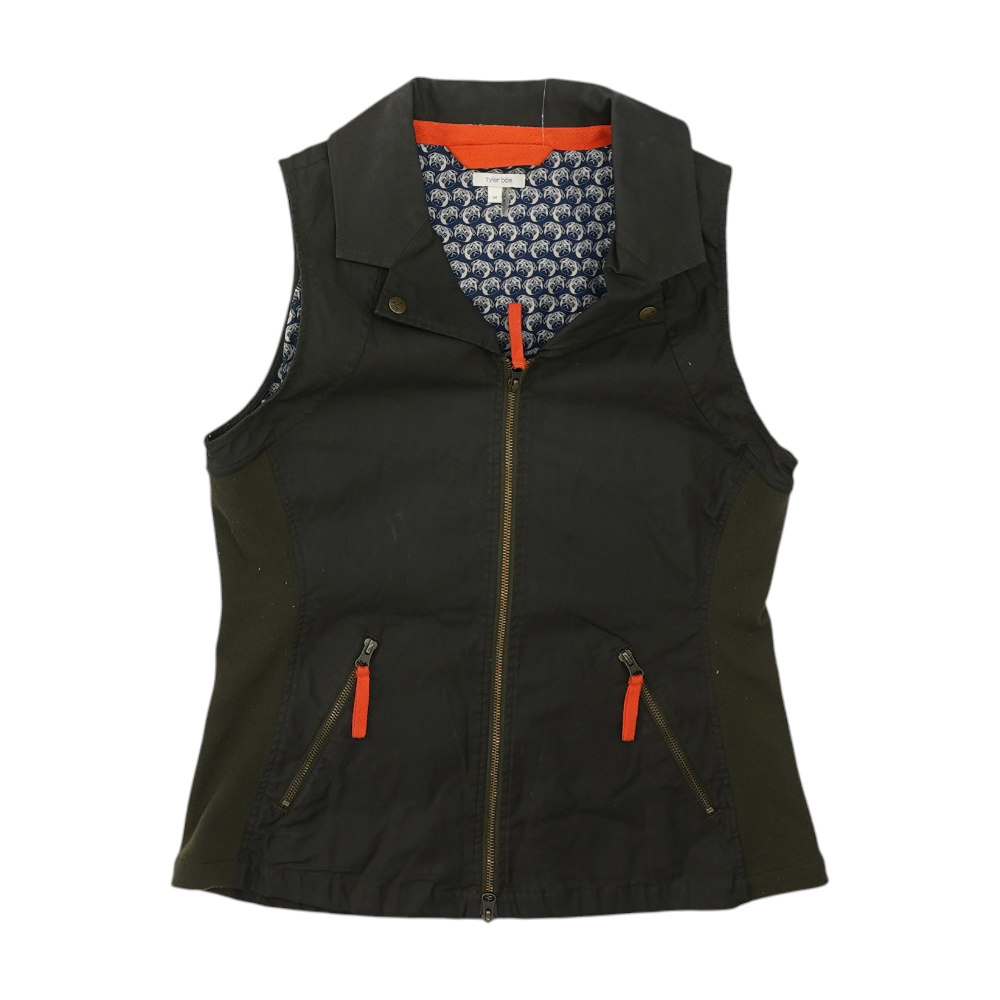 Gray Solid Vest