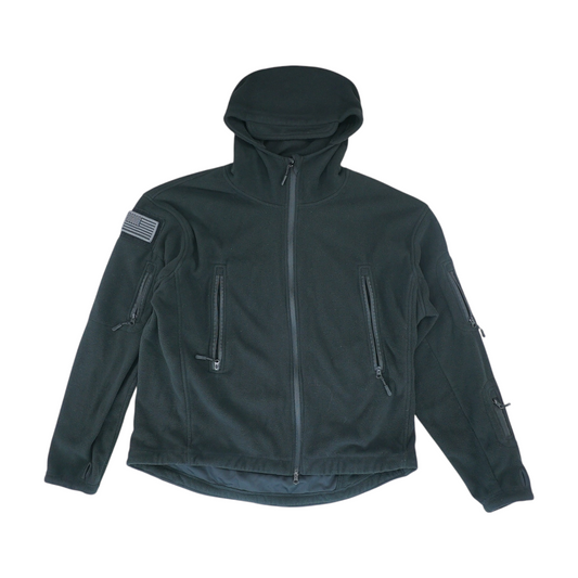 Black Solid Active Jacket