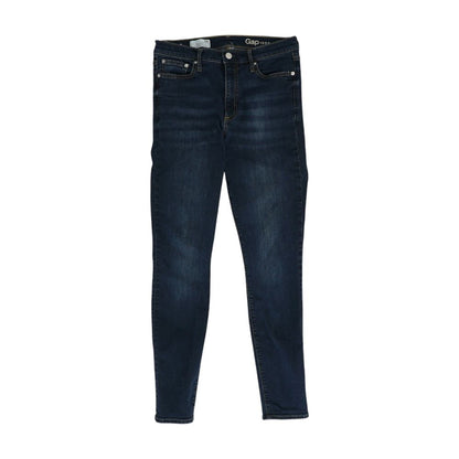 Blue High Rise Skinny Leg Jeans