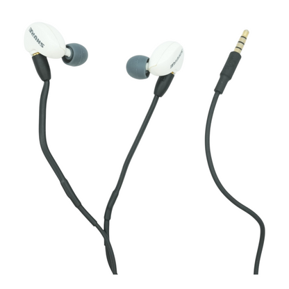 White SE215 Wired Earbuds