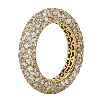 3 ctw 14K Yellow Gold Diamond Band Ring