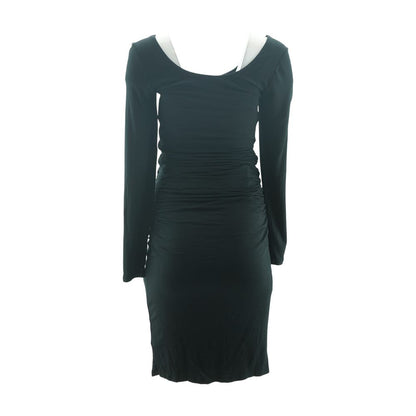 Black Midi Maternity Dress