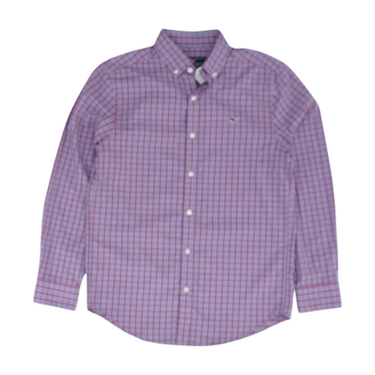 Multi Plaid Long Sleeve Button Down