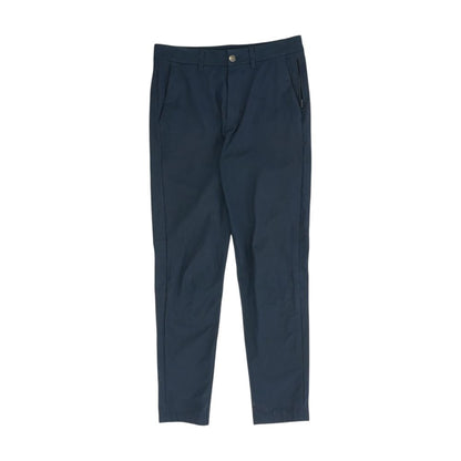 Navy Solid Dress Pants