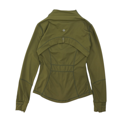 Green Solid Active Jacket