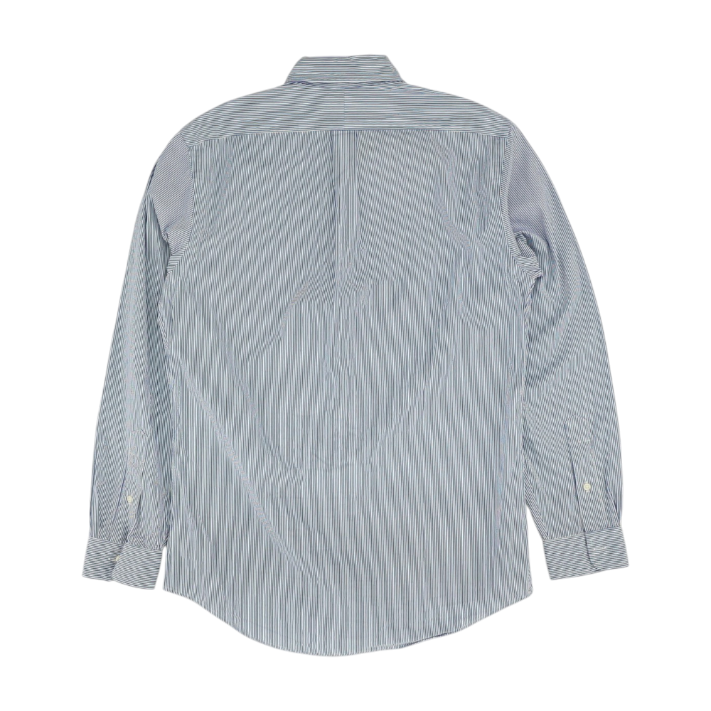 Blue Striped Long Sleeve Button Down
