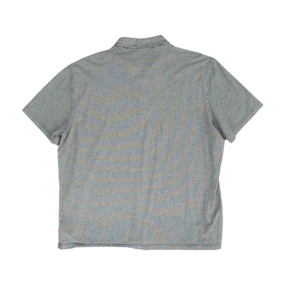 Black Striped Short Sleeve Polo